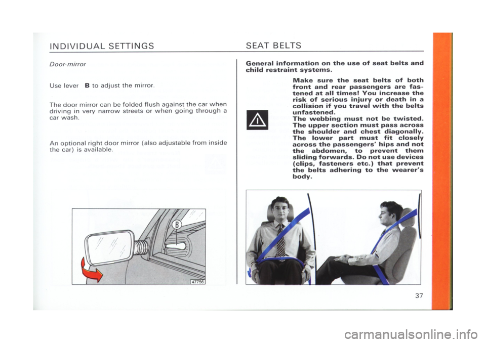 FIAT CINQUECENTO 1995 1.G Owners Manual 