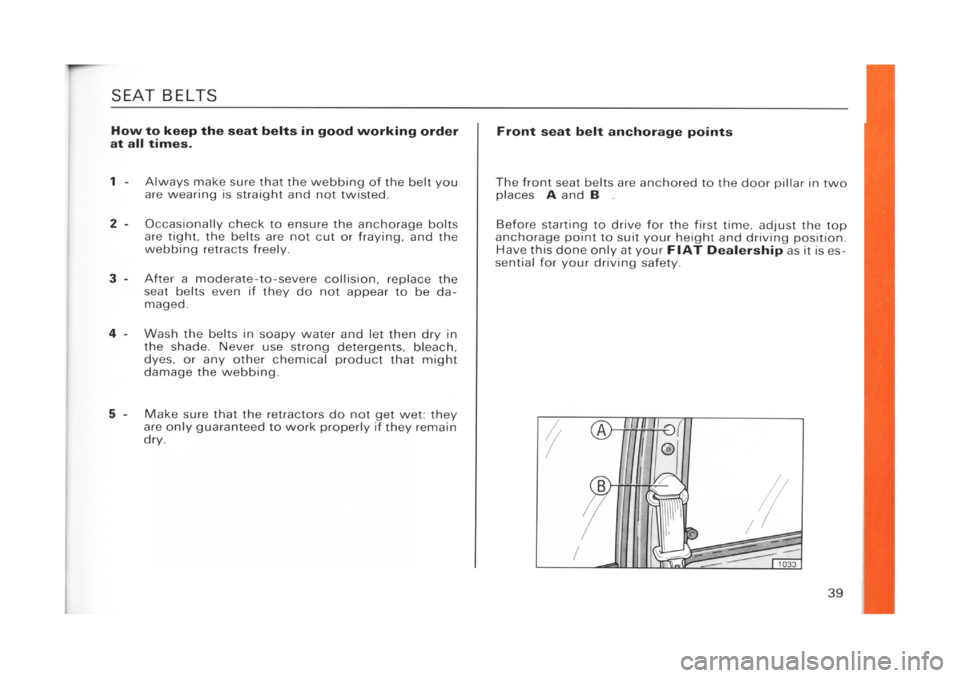 FIAT CINQUECENTO 1995 1.G Owners Manual 