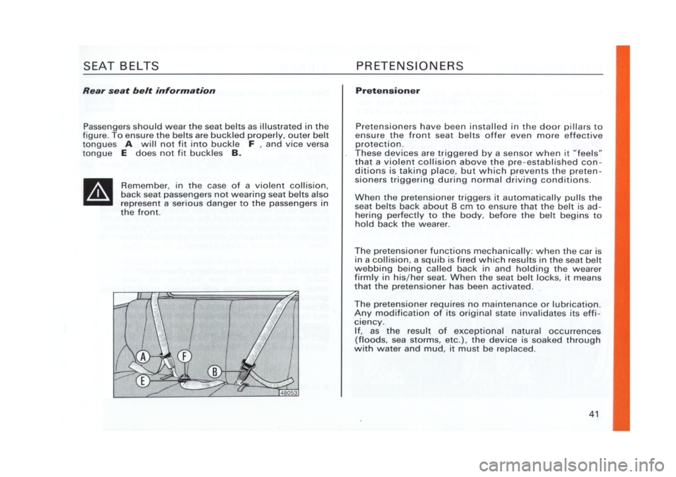 FIAT CINQUECENTO 1995 1.G Owners Manual 