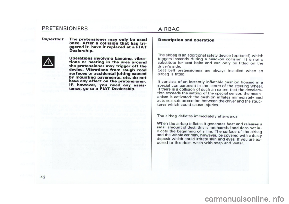 FIAT CINQUECENTO 1995 1.G Owners Manual 