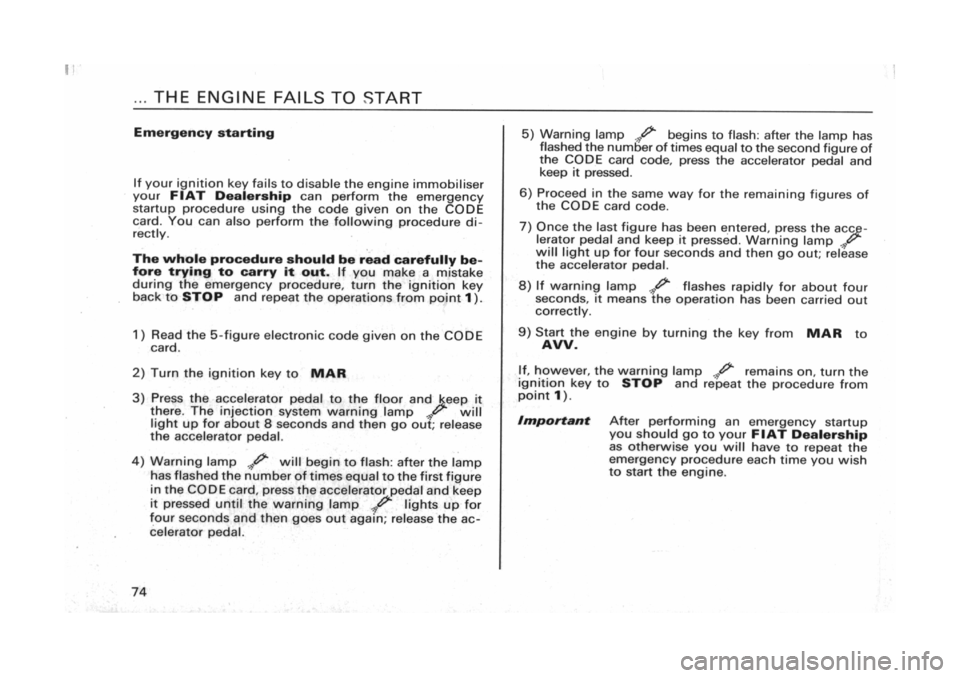 FIAT CINQUECENTO 1995 1.G Owners Manual 