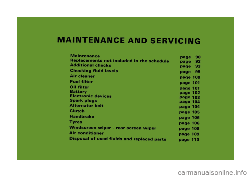 FIAT CINQUECENTO 1995 1.G Owners Manual 