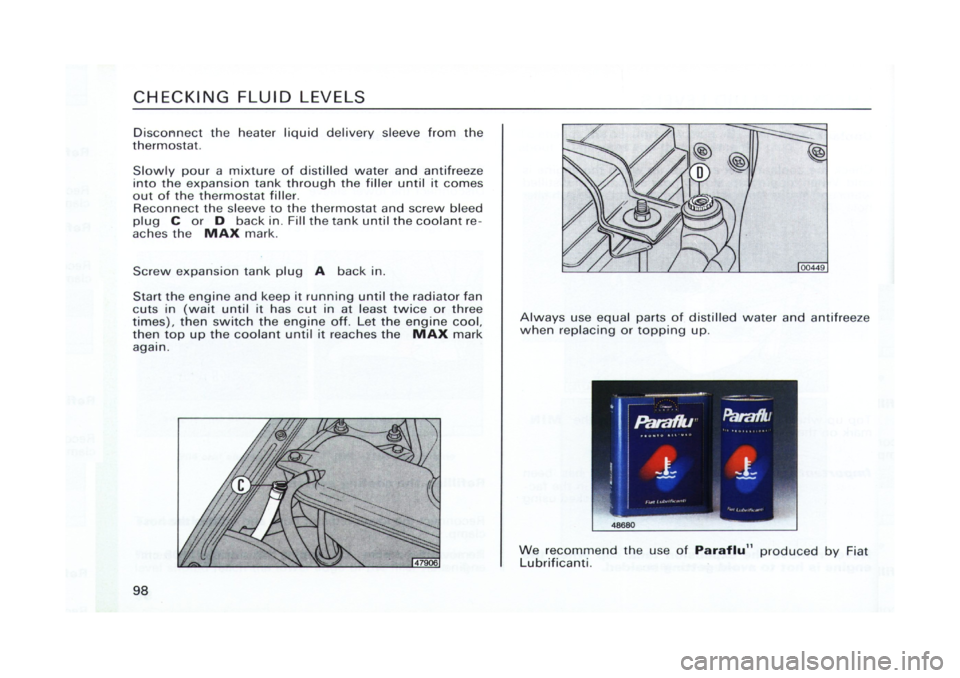 FIAT CINQUECENTO 1995 1.G Owners Manual 