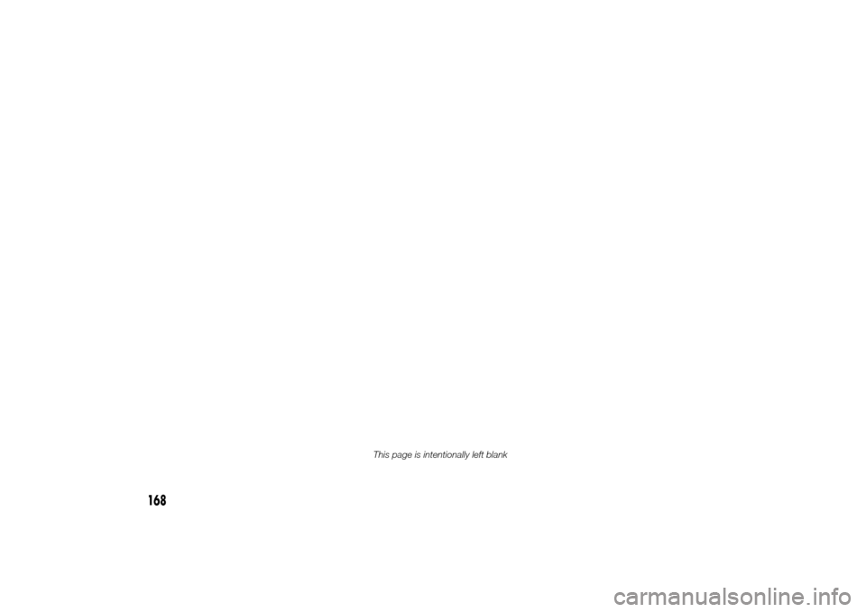 FIAT DUCATO 2014 3.G Owners Manual 168
This page is intentionally left blank 