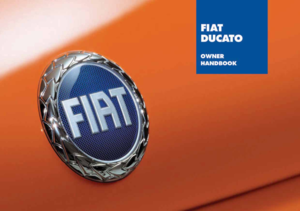 2005 FIAT DUCATO 244 Owners Manual