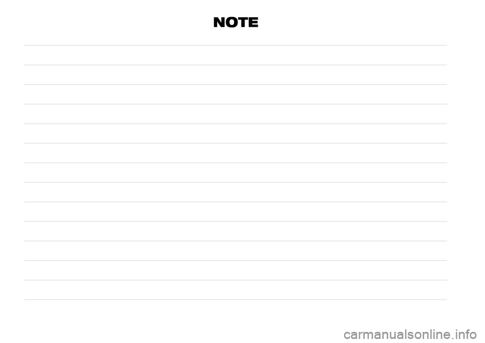 FIAT TIPO 4DOORS 2016 1.G Owners Manual NOTE 