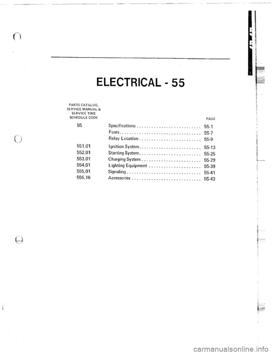 FIAT 124 SPIDER 1975  Service Manual 