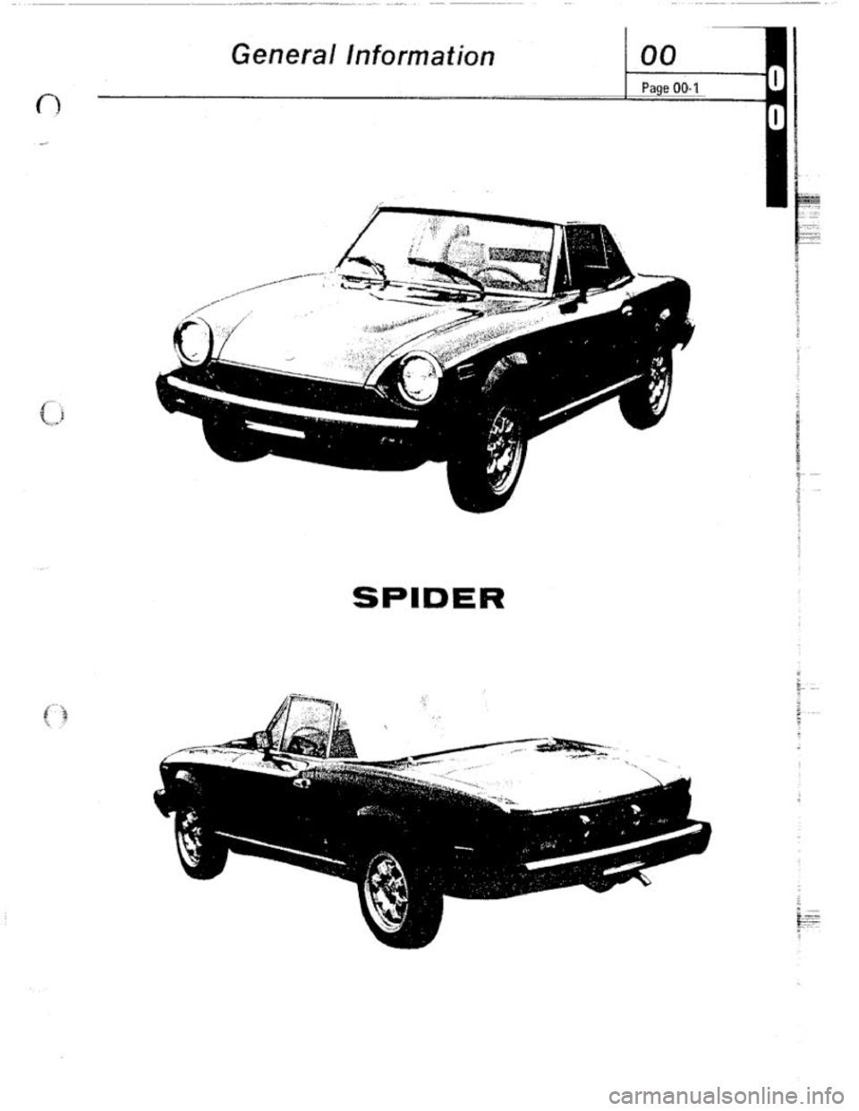 FIAT 124 SPIDER 1975  Service Manual 