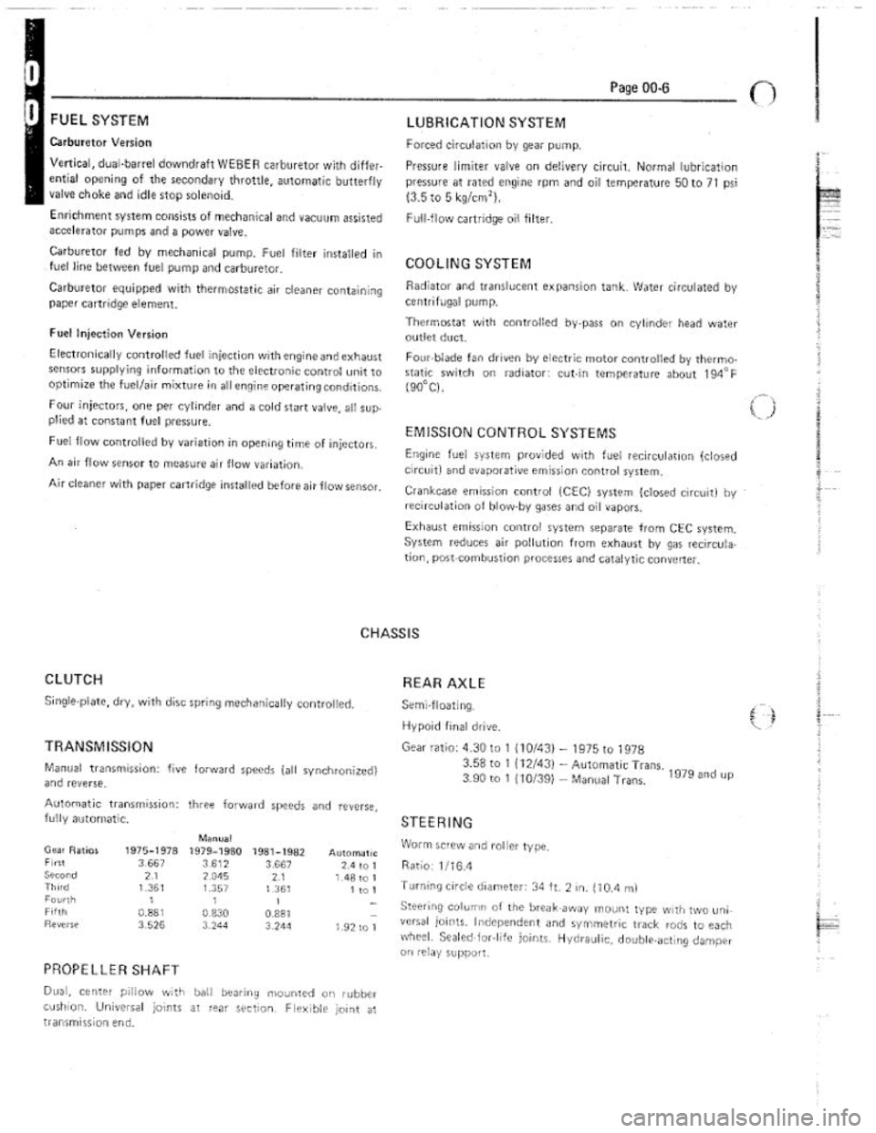 FIAT 124 SPIDER 1975  Service Manual 