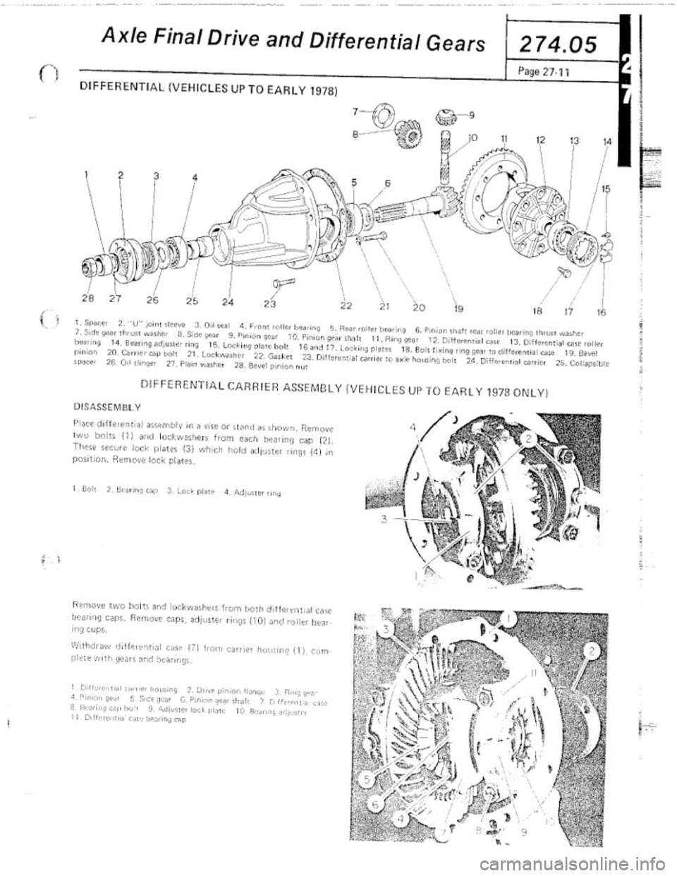 FIAT 124 SPIDER 1975  Service Manual 