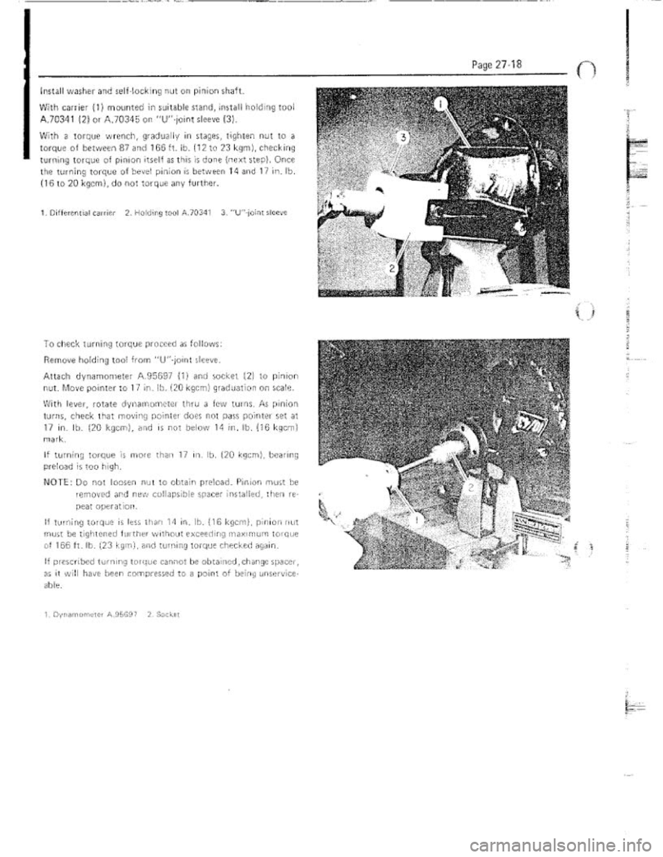 FIAT 124 SPIDER 1975  Service Manual 