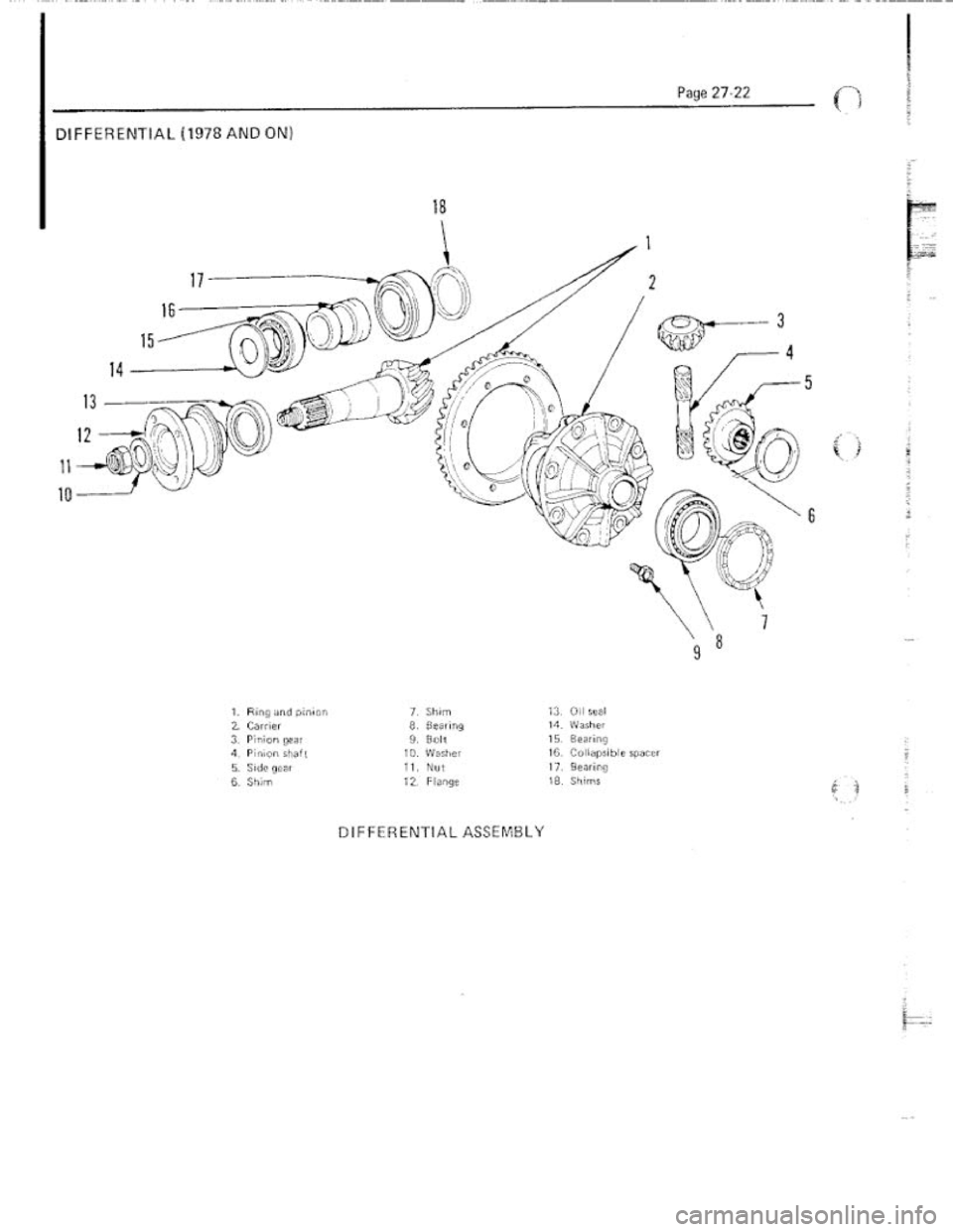 FIAT 124 SPIDER 1975  Service Manual 