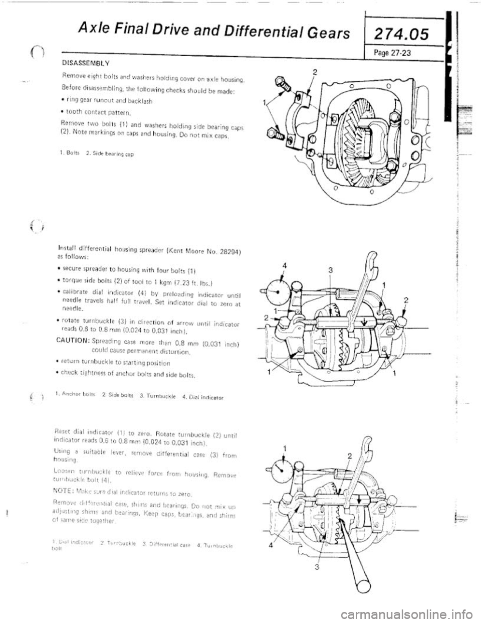 FIAT 124 SPIDER 1975  Service Manual 
