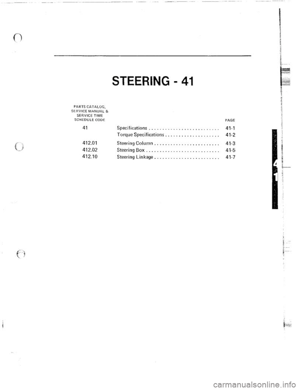 FIAT 124 SPIDER 1975  Service Manual 
