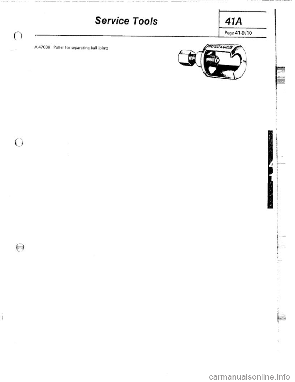 FIAT 124 SPIDER 1975  Service Manual 
