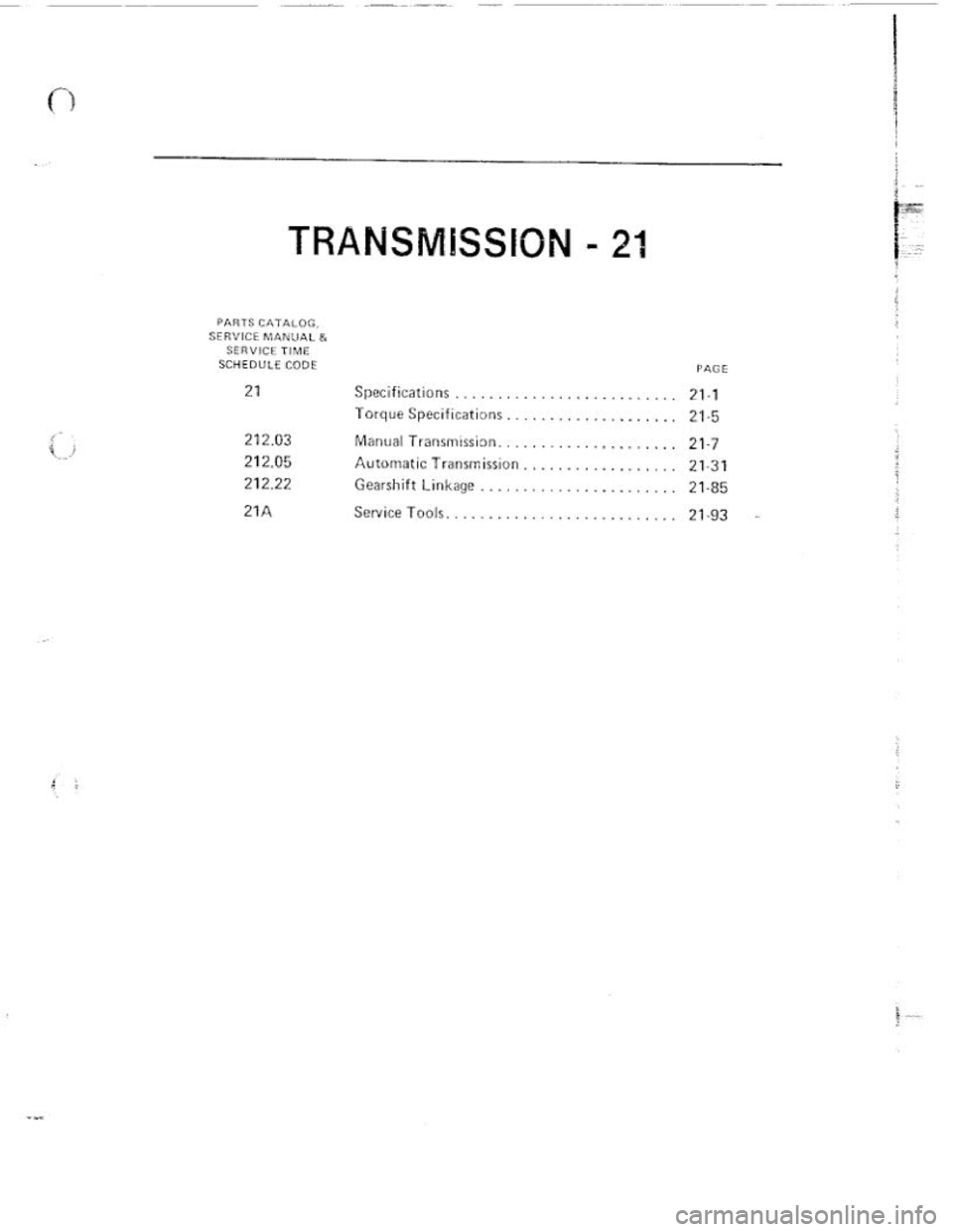 FIAT 124 SPIDER 1975  Service Manual 