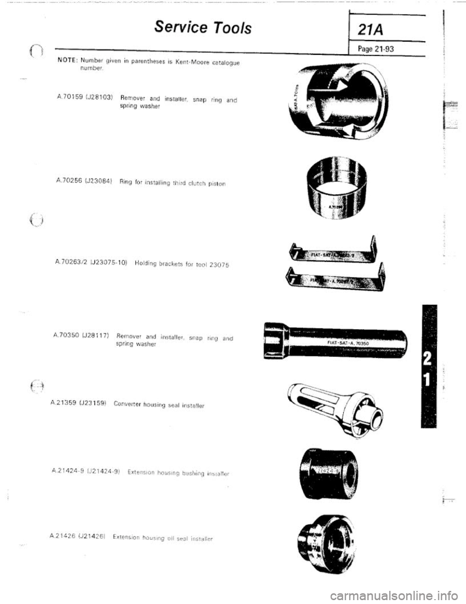 FIAT 124 SPIDER 1975  Service Manual 