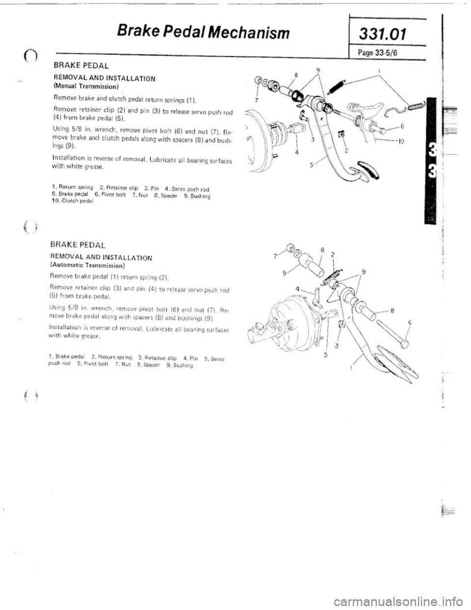 FIAT 124 SPIDER 1975  Service Manual 