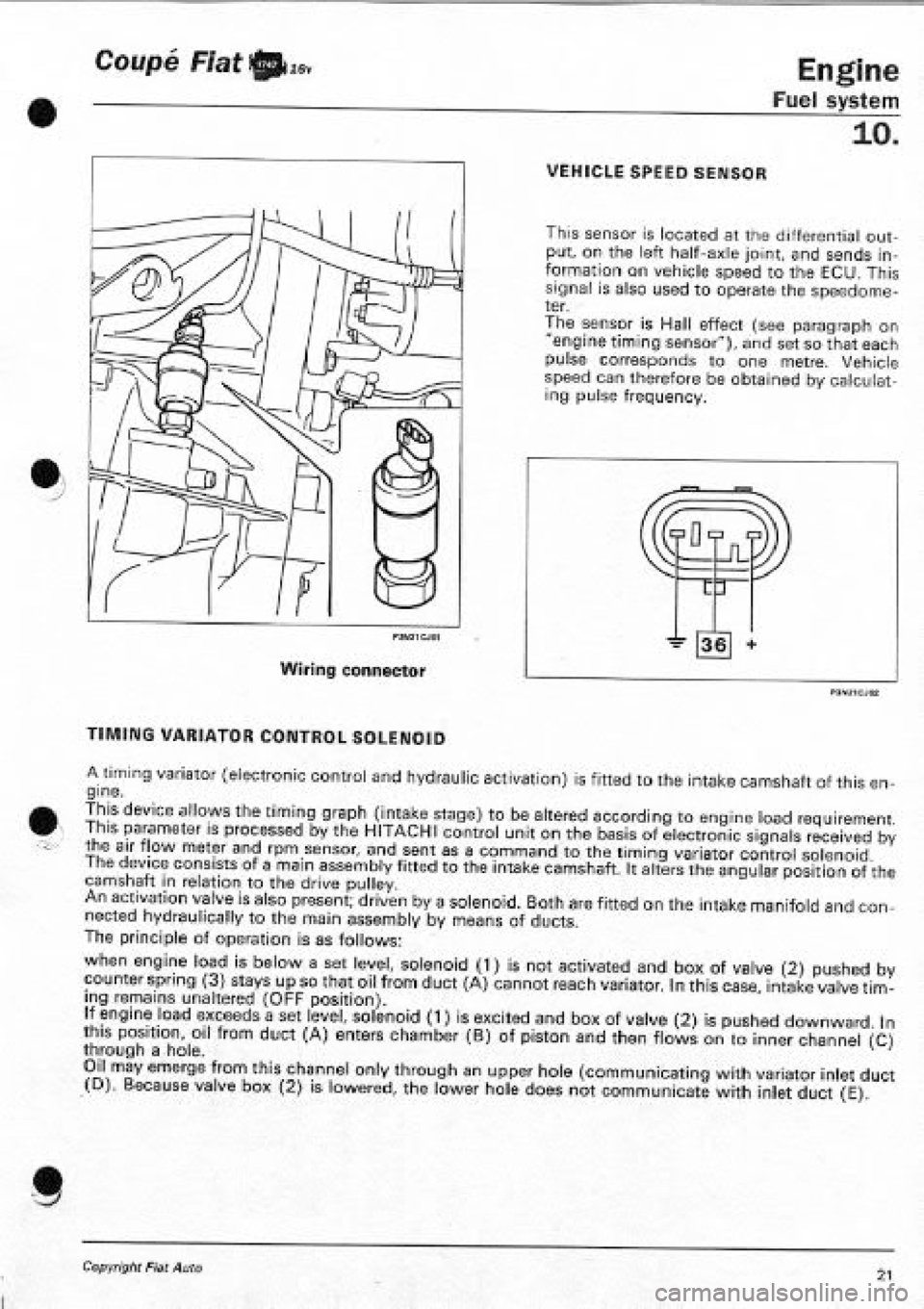 FIAT COUPE 1995  Workshop Manual 