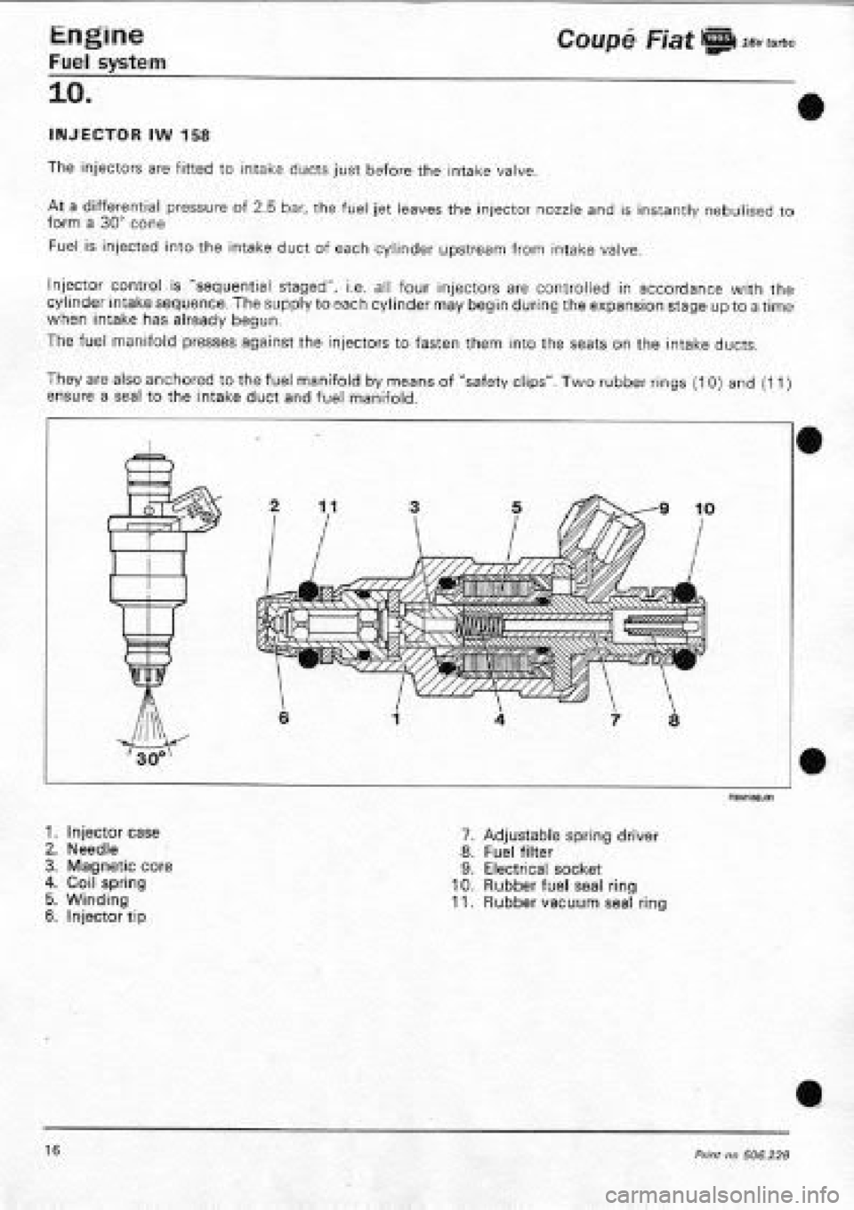 FIAT COUPE 1995  Workshop Manual 