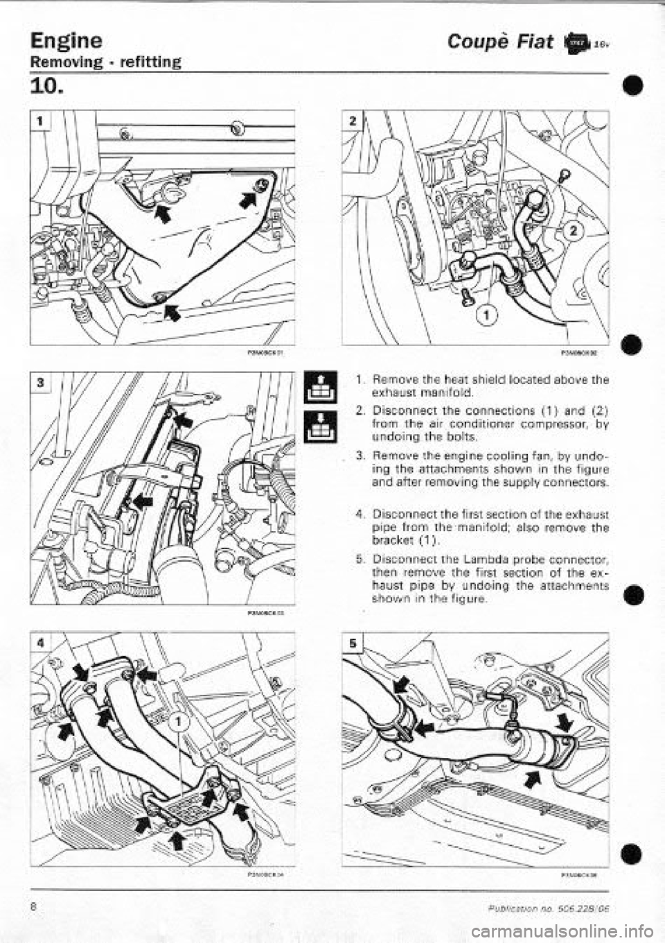 FIAT COUPE 1995  Workshop Manual 