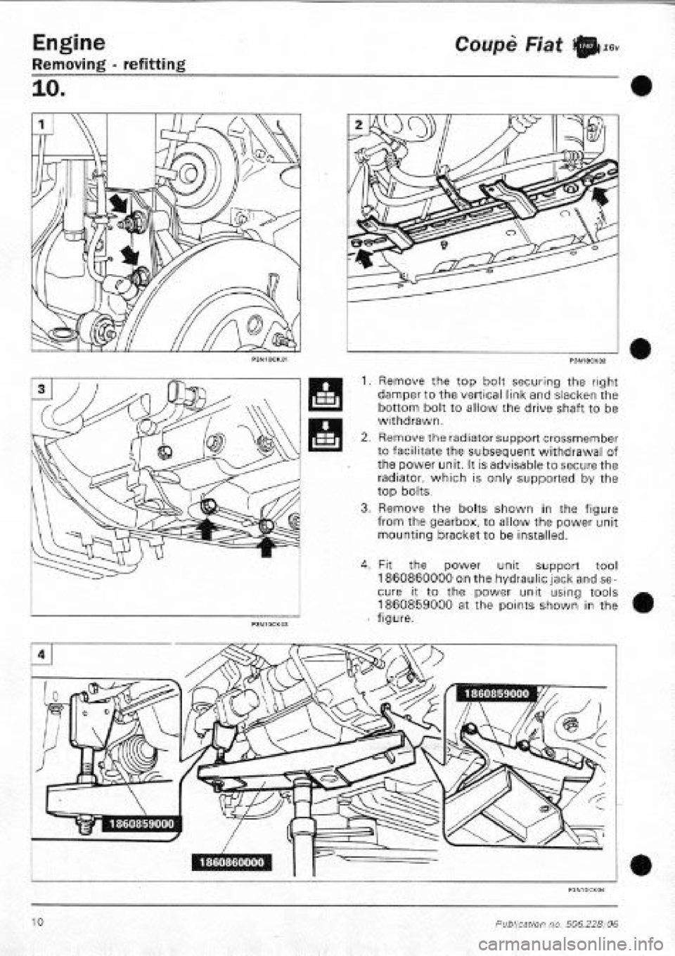 FIAT COUPE 1995  Workshop Manual 