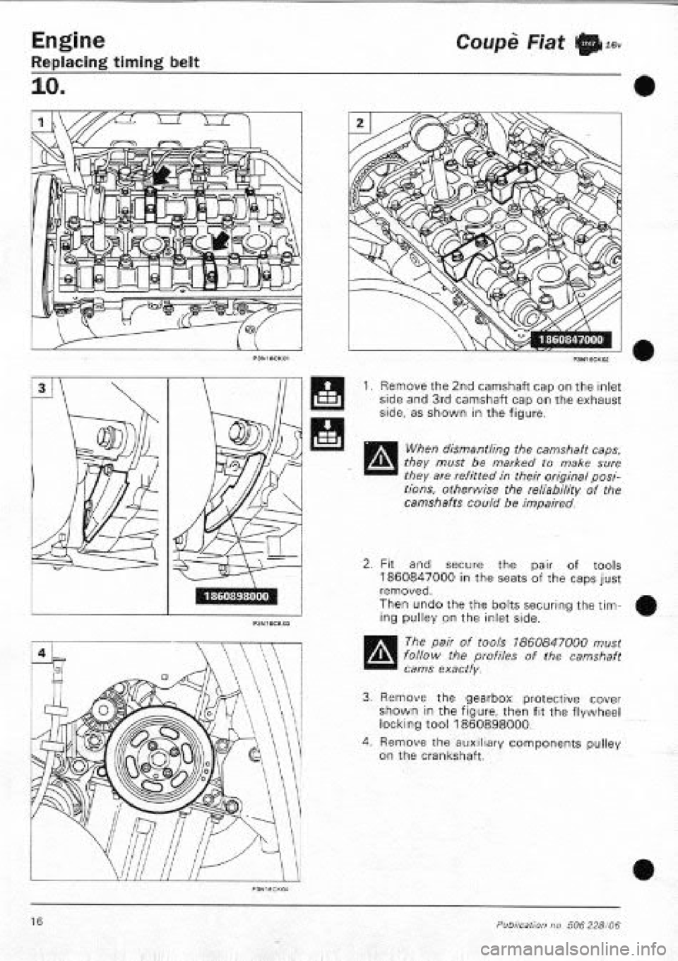 FIAT COUPE 1995  Workshop Manual 