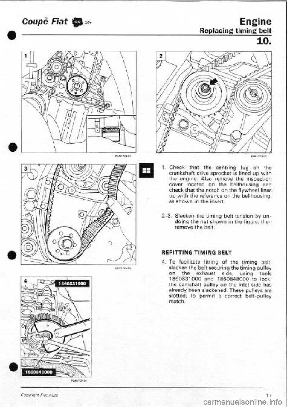 FIAT COUPE 1995  Workshop Manual 
