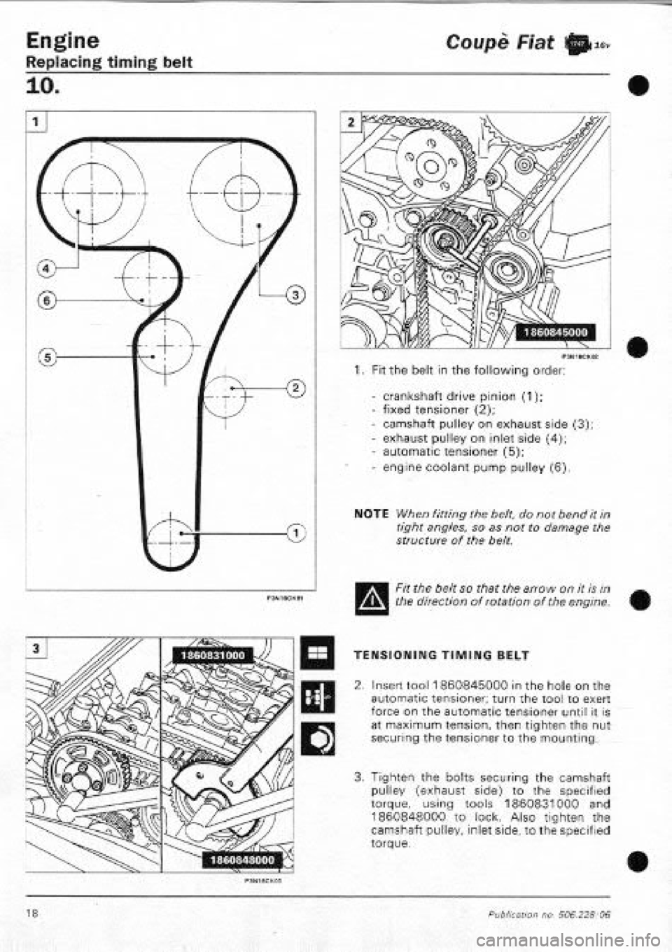 FIAT COUPE 1995  Workshop Manual 
