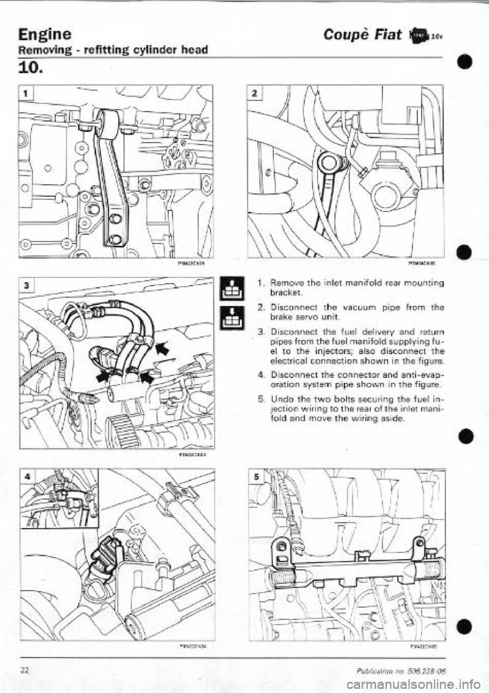 FIAT COUPE 1995  Workshop Manual 