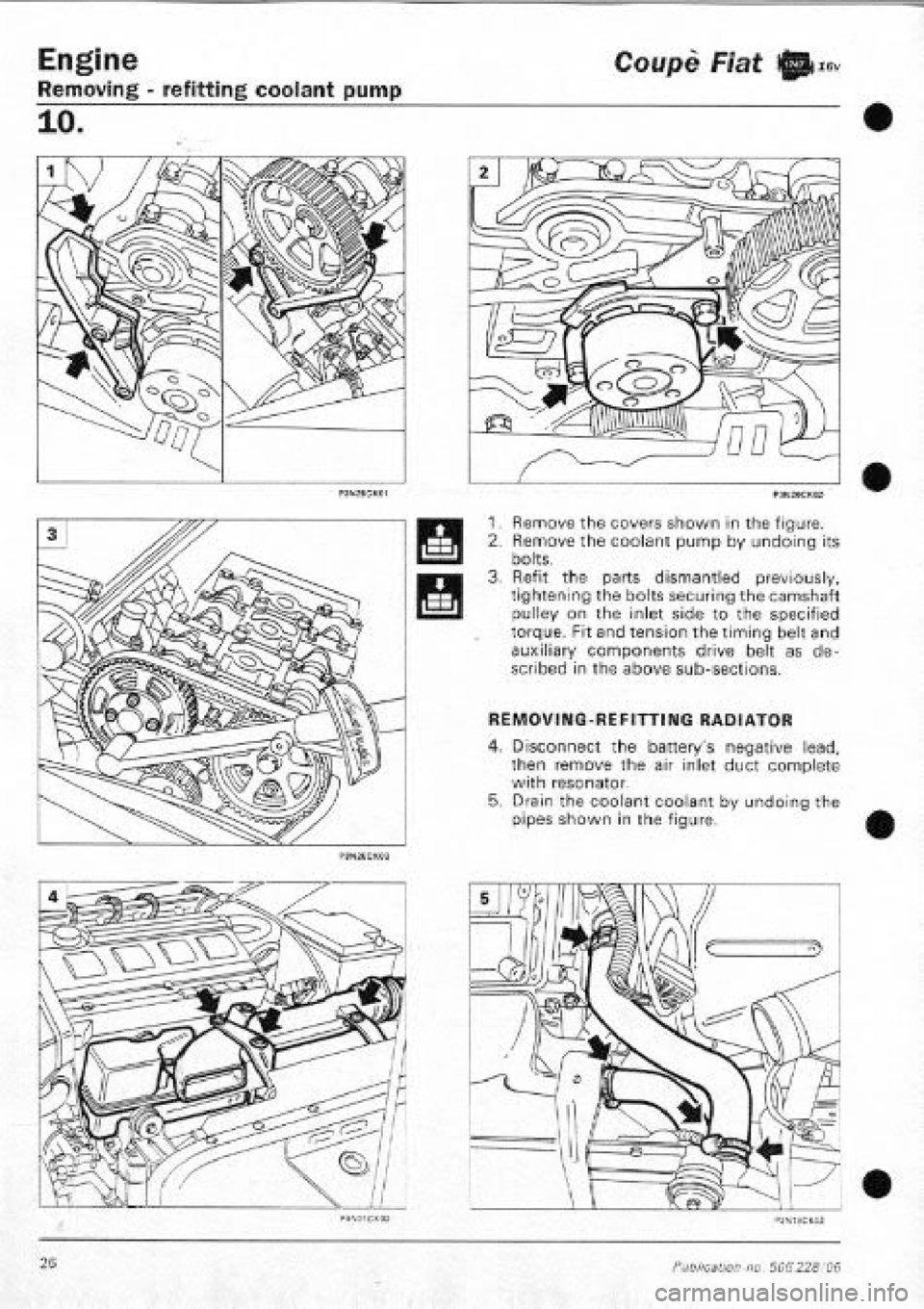 FIAT COUPE 1995  Workshop Manual 
