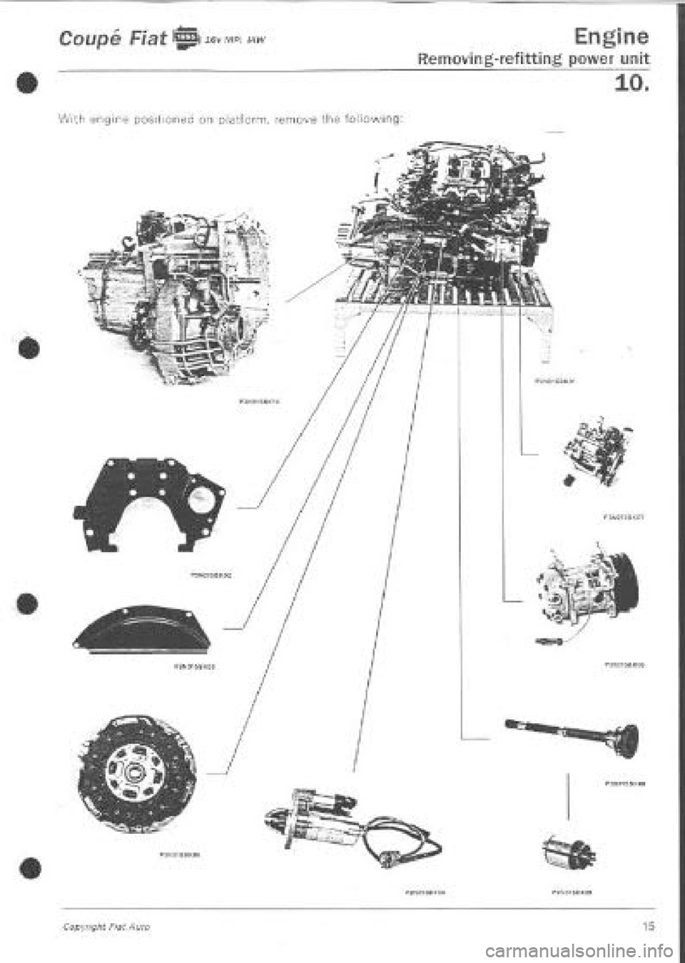 FIAT COUPE 1995  Workshop Manual 