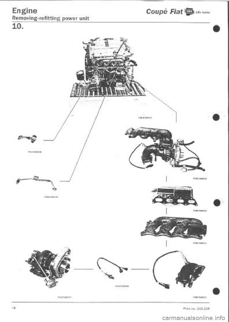 FIAT COUPE 1995  Workshop Manual 