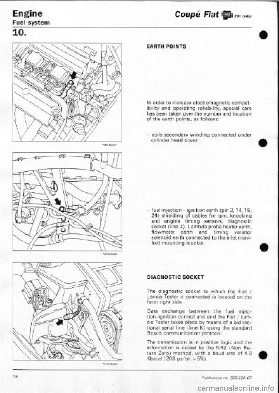 FIAT COUPE 1995  Workshop Manual 