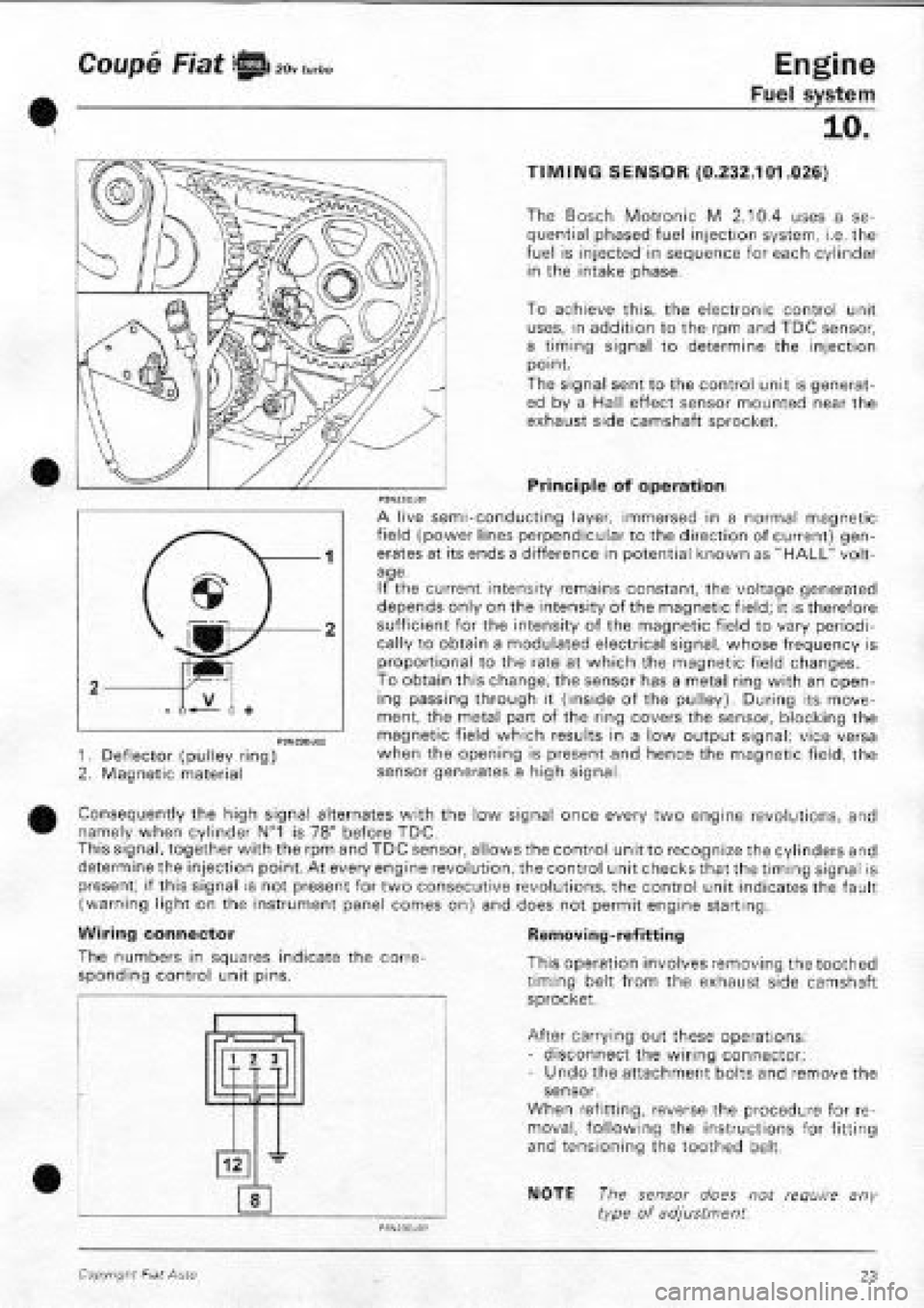 FIAT COUPE 1995  Workshop Manual 