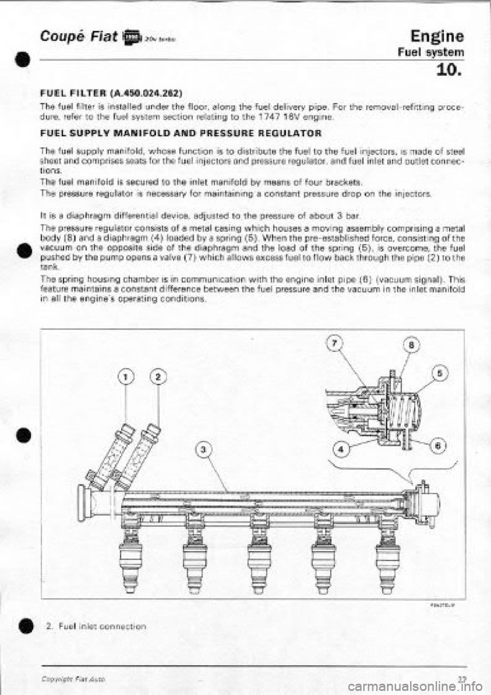FIAT COUPE 1995  Workshop Manual 
