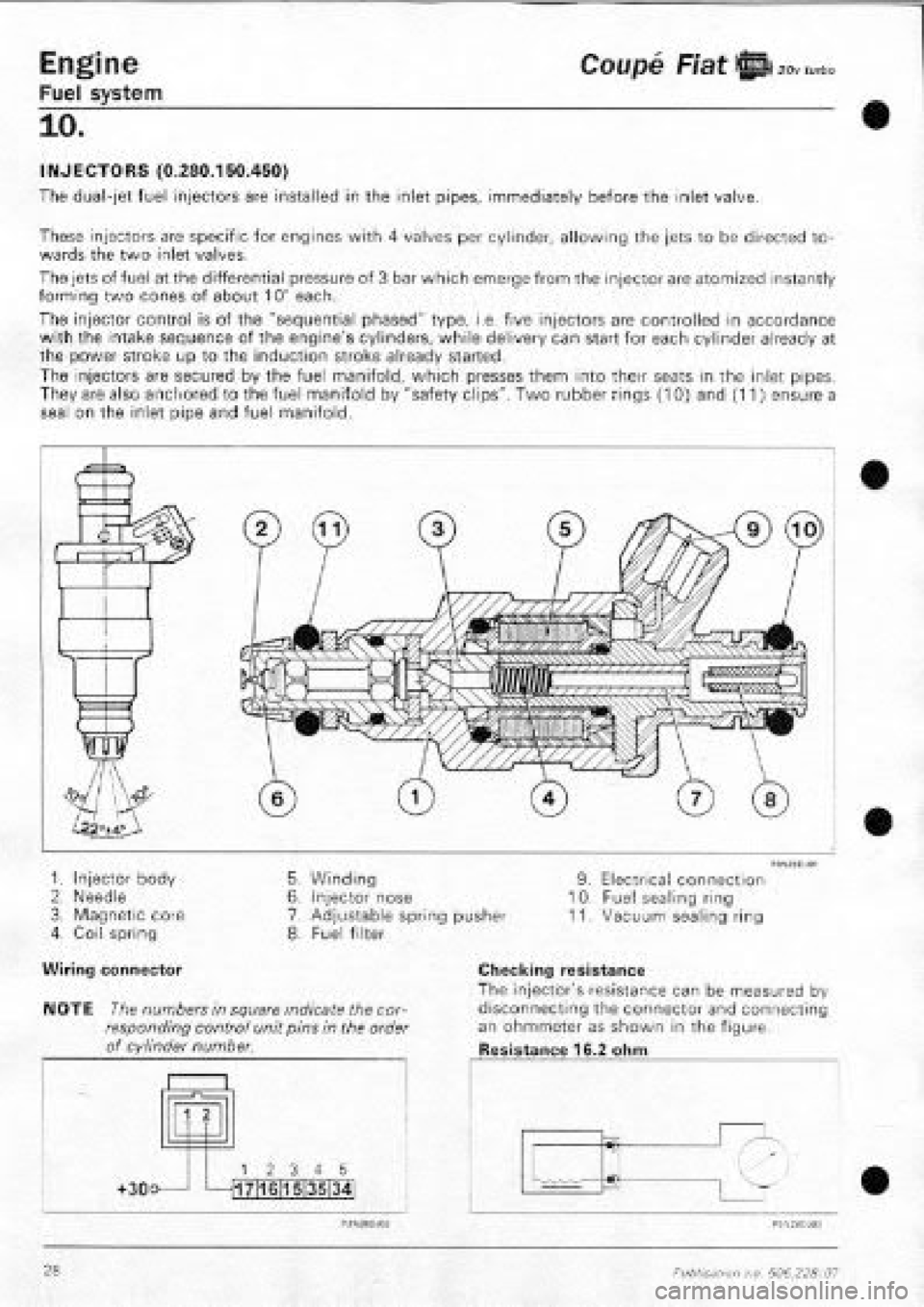 FIAT COUPE 1995  Workshop Manual 