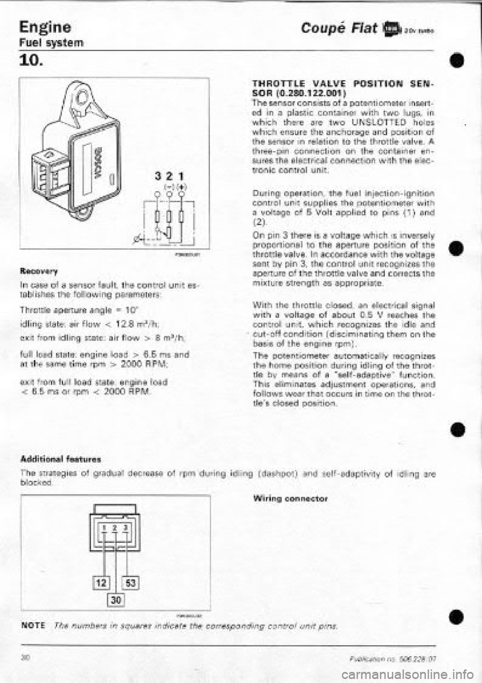 FIAT COUPE 1995  Workshop Manual 