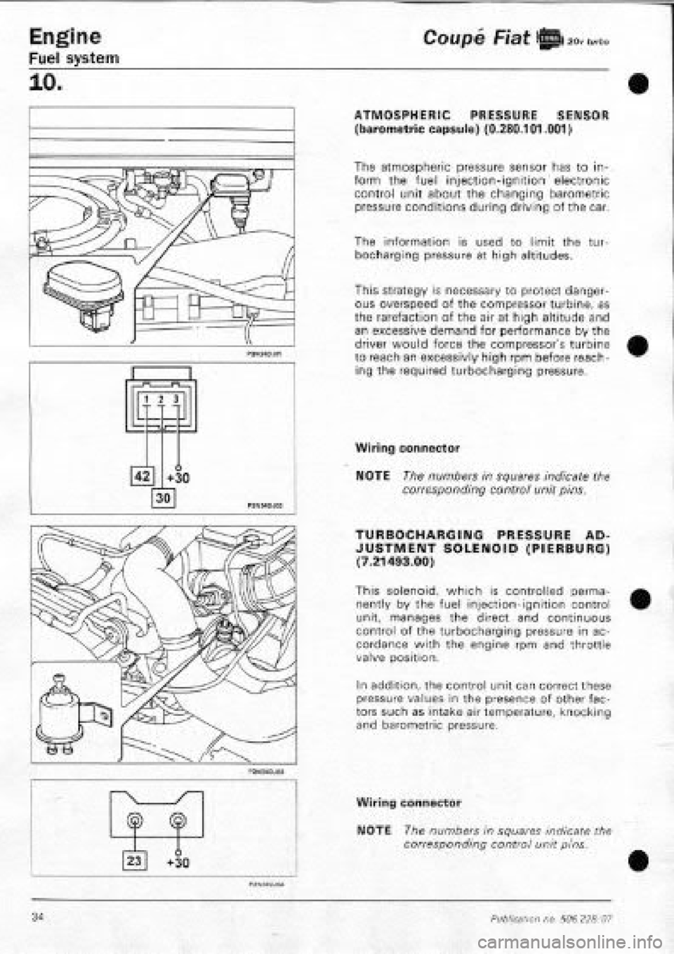 FIAT COUPE 1995  Workshop Manual 
