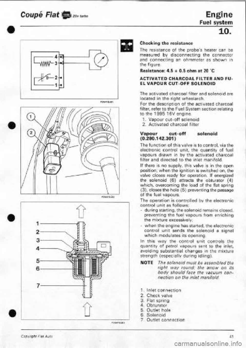FIAT COUPE 1995  Workshop Manual 