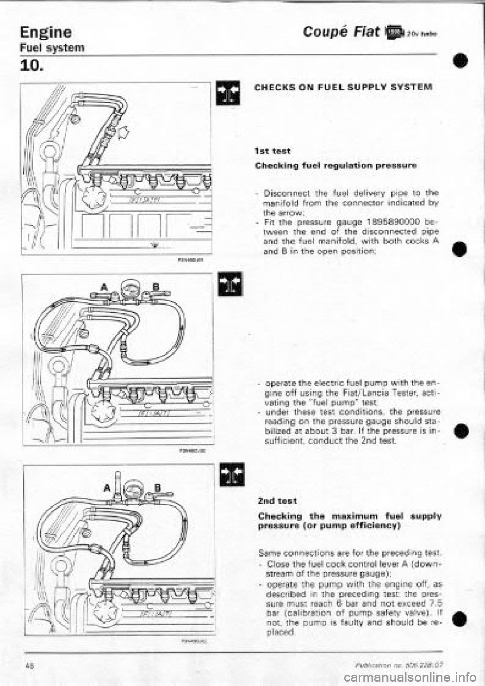 FIAT COUPE 1995  Workshop Manual 