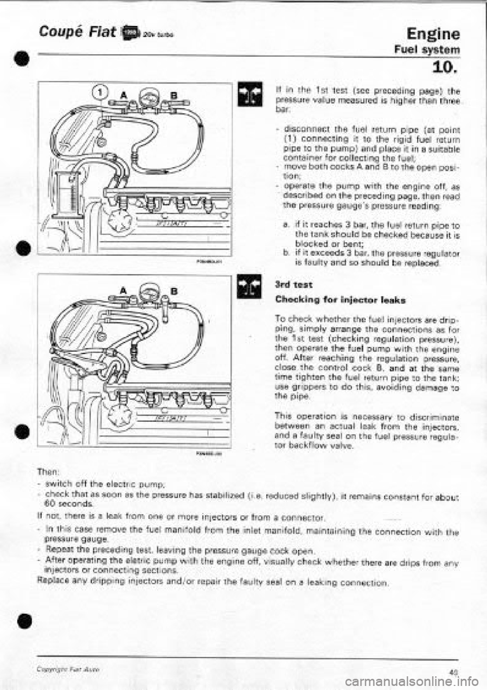 FIAT COUPE 1995  Workshop Manual 