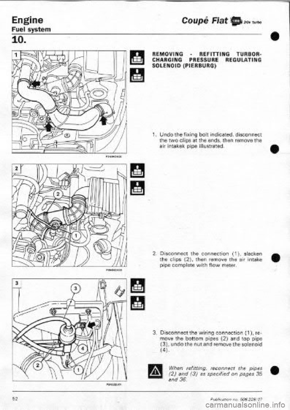 FIAT COUPE 1995  Workshop Manual 