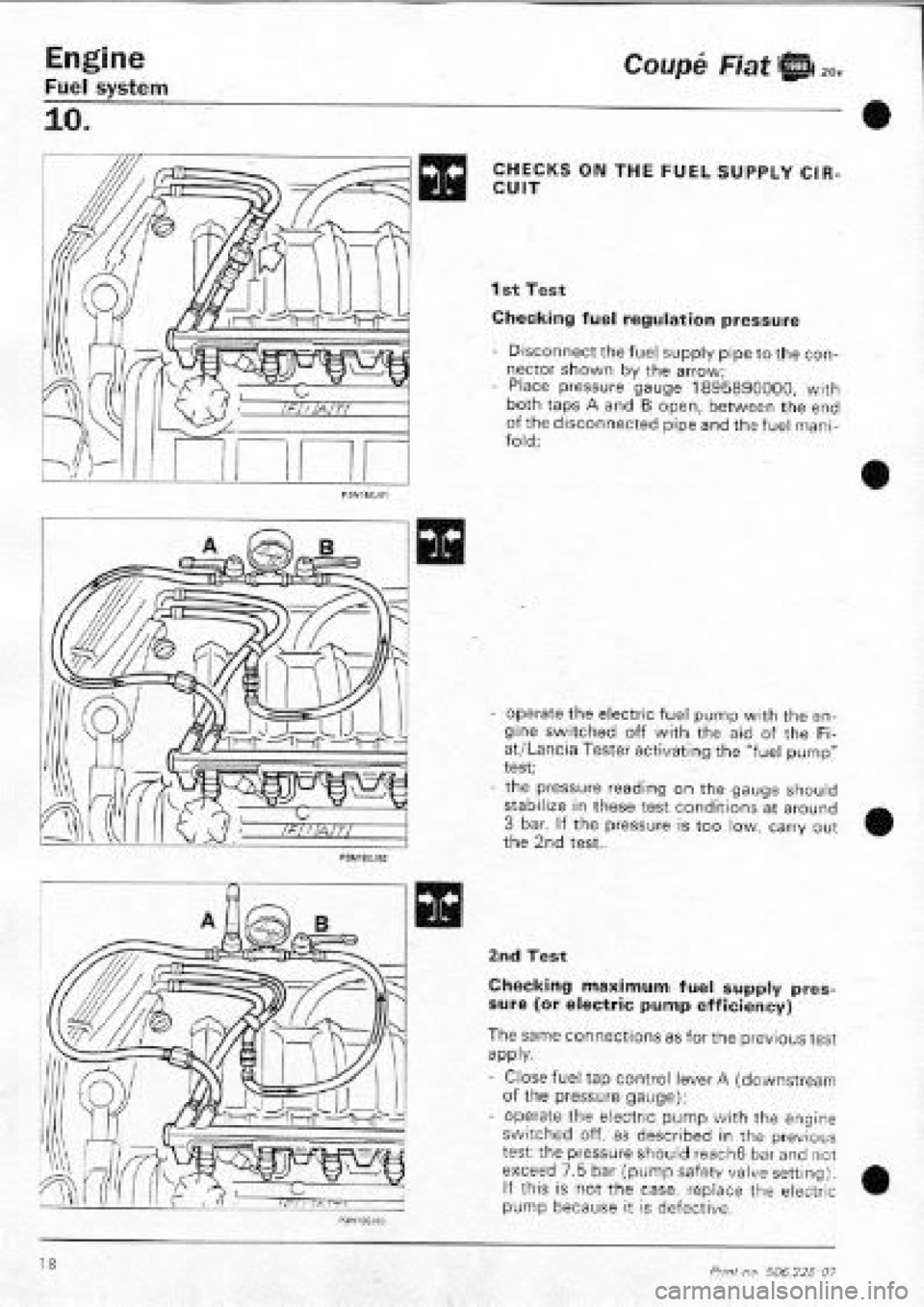 FIAT COUPE 1995  Workshop Manual 