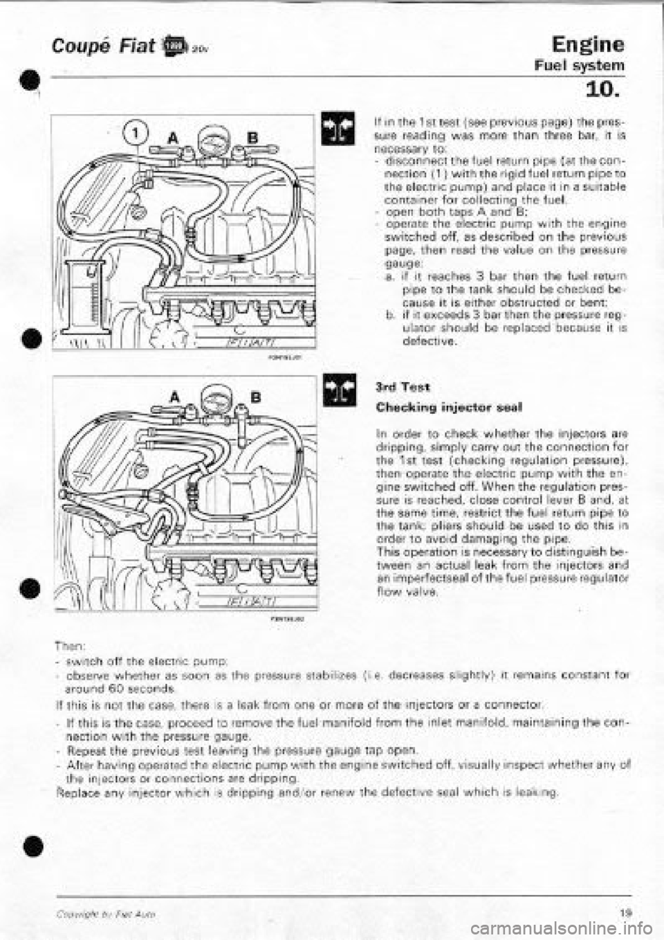 FIAT COUPE 1995  Workshop Manual 