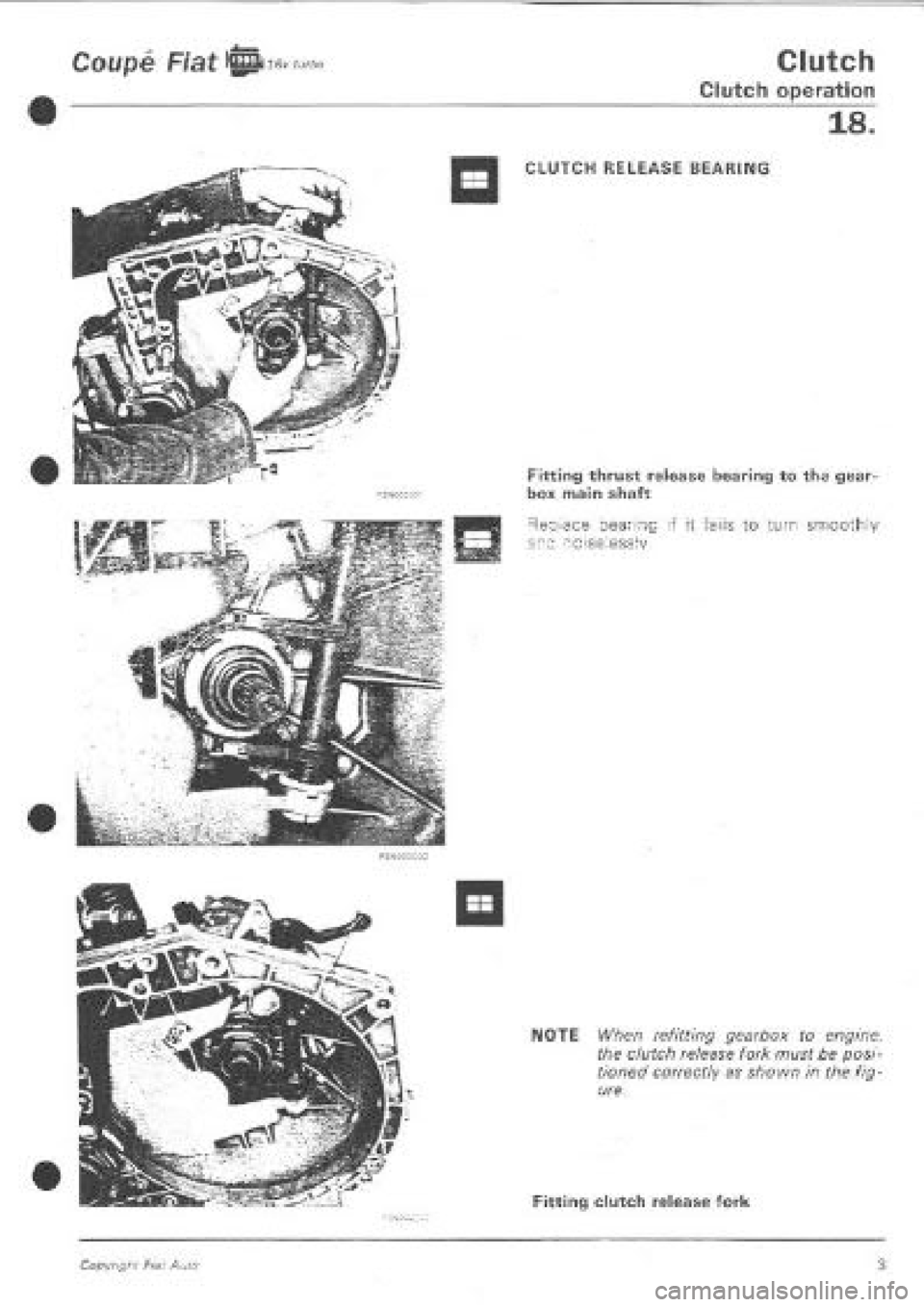 FIAT COUPE 1995  Workshop Manual 