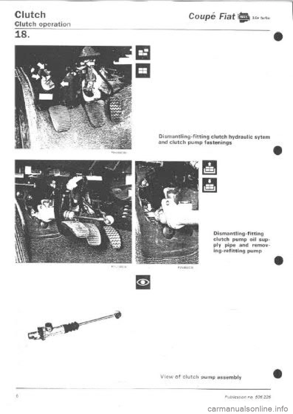 FIAT COUPE 1995  Workshop Manual 