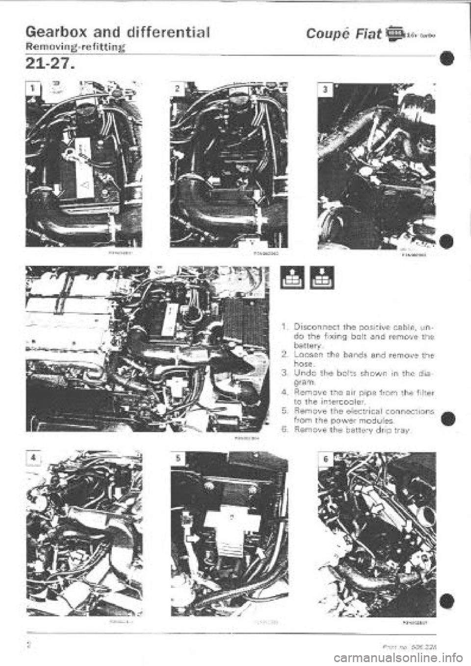 FIAT COUPE 1995  Workshop Manual 