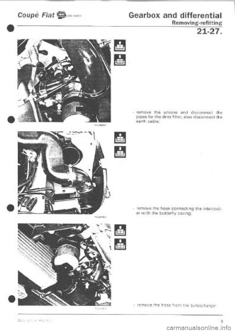 FIAT COUPE 1995  Workshop Manual 