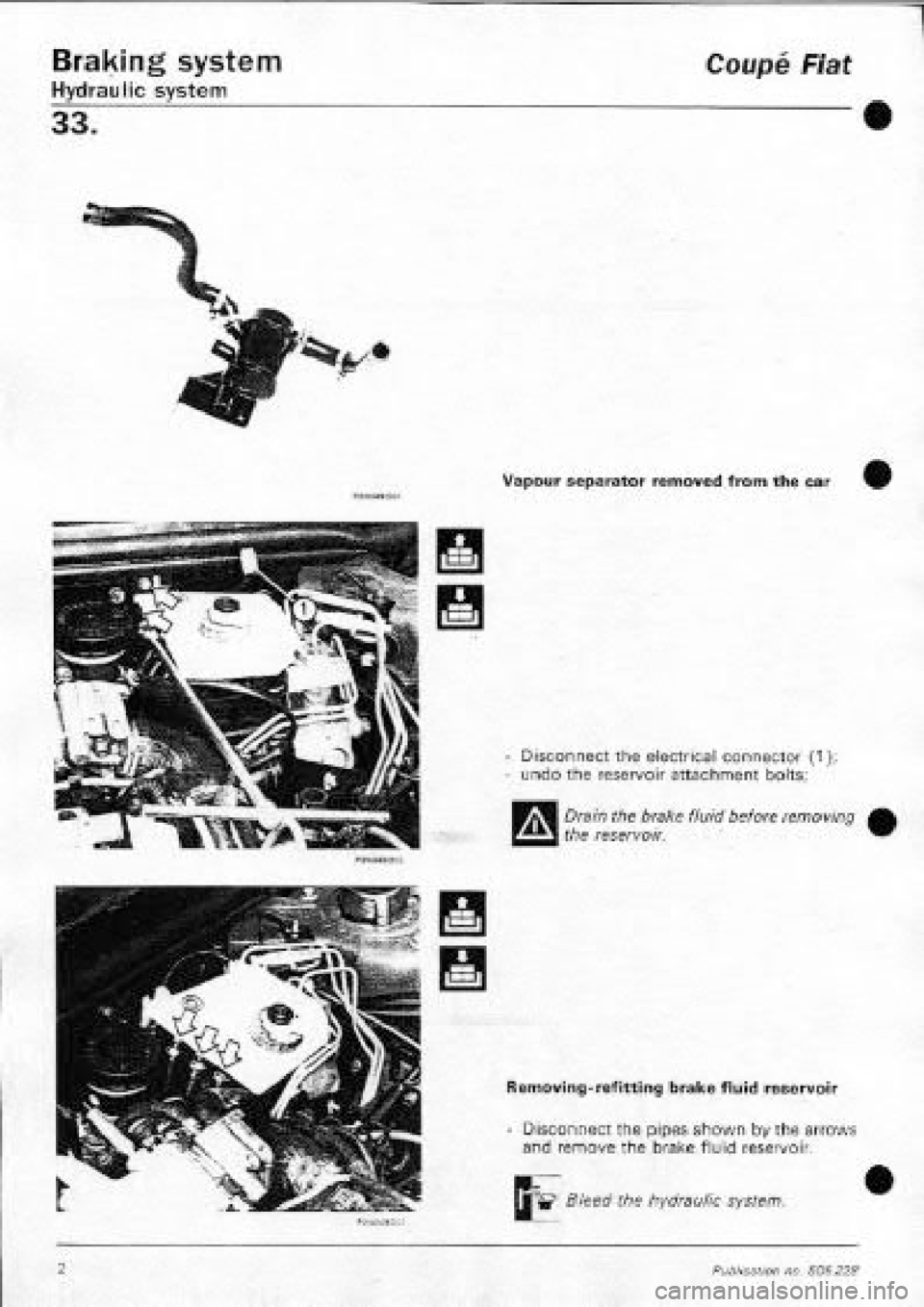 FIAT COUPE 1995  Workshop Manual 
